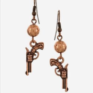 Copper earrings